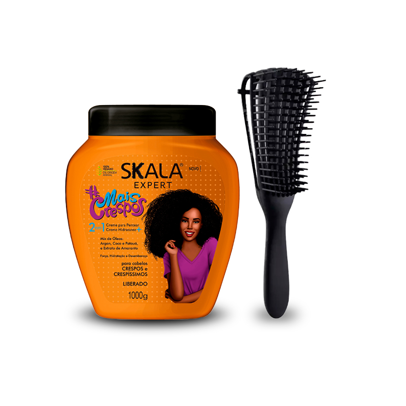 Pack Denman Mais Crespos 1kg