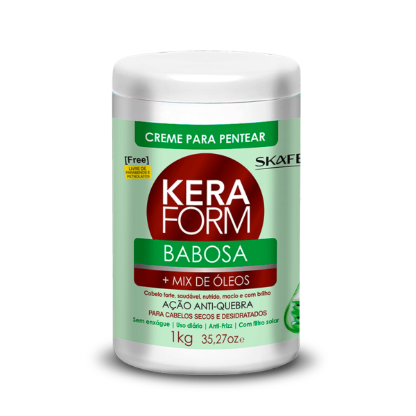 Crema de Peinar Keraform Aloe 1kg - SKAFE.