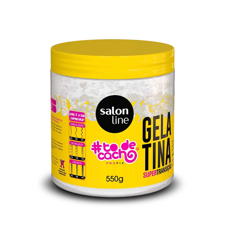 Gelatina #Todecacho Super transición Capilar 550gr - SALON LINE.