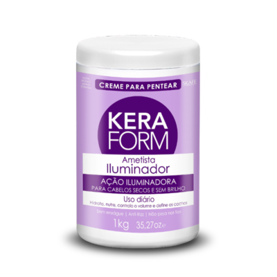 Keraform Amethyst Crema de Peinado Iluminadora 1kg - SKAFE.
