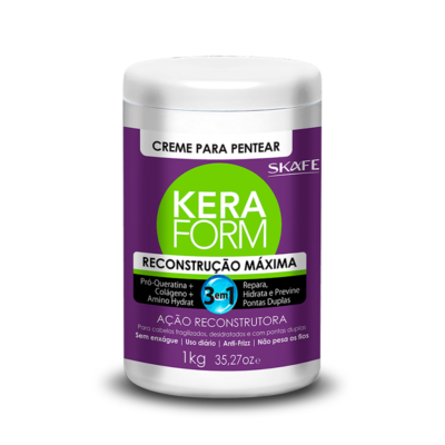 Keraform Crema de Peinar Máxima Reconstrucción 1kg  - SKAFE.