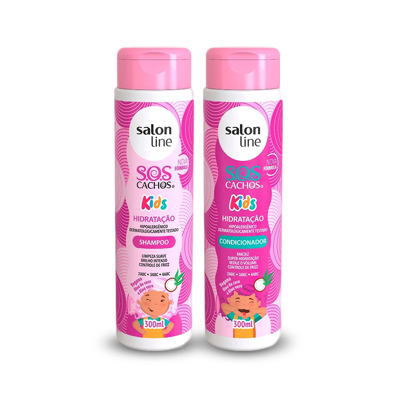 Shampoo y Acondicionador S.O.S Kids - SALON LINE.