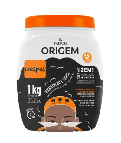 Crema Hidratante Potao Crespos 2 en 1 NAZCA -1KG