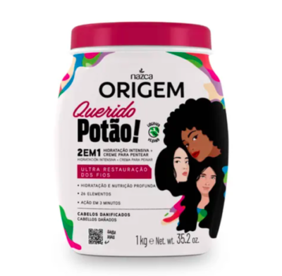 Crema de Peinar Querido Potao 2 en 1 ORIGEM NAZCA - 1KG