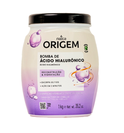 Tratamiento Hidratante Bomba de Ácido Hialurónico ORIGEM NAZCA - 1KG
