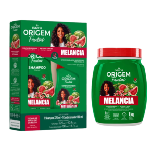 Pack Completo Origem Frutas Sandía | Rutina de Hidratación, Suavidad y Control del Frizz