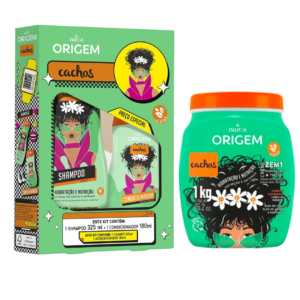 Pack Completo Origem Cachos | Rutina de Nutrición, Definición e Hidratación