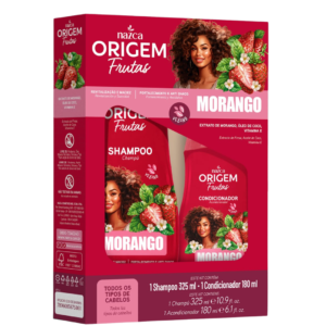 Kit Shampoo + Acondicionador Origem Frutas Fresa
