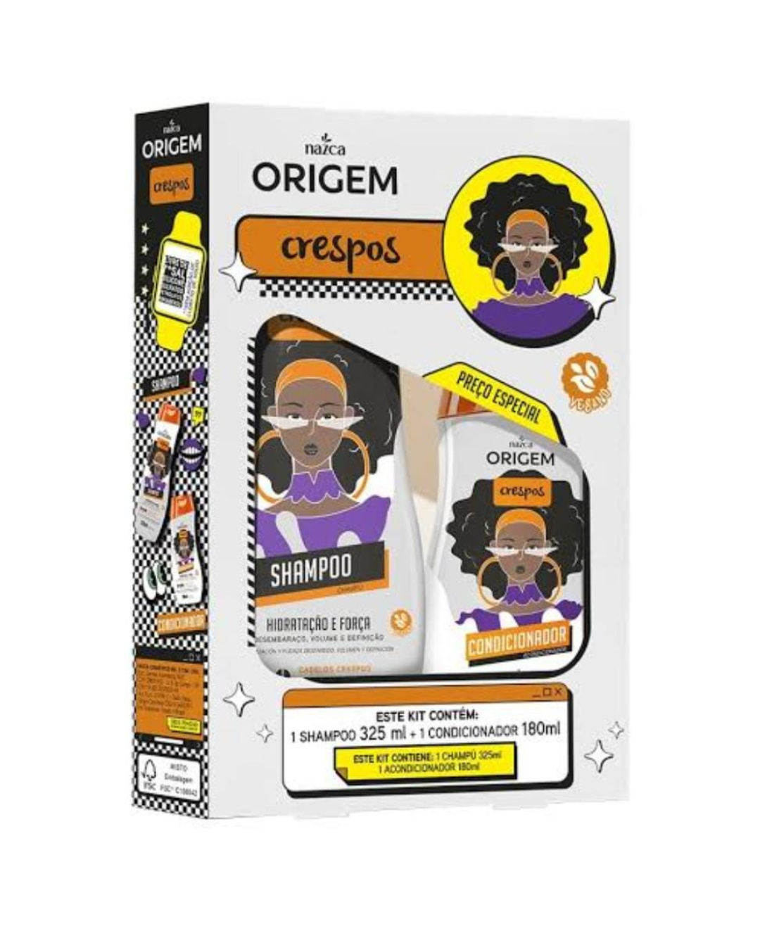 Kit Shampoo + Acondicionador - Origem Crespos