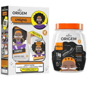 Pack Completo Origem Crespos | Rutina de Hidratación, Definición y Volumen
