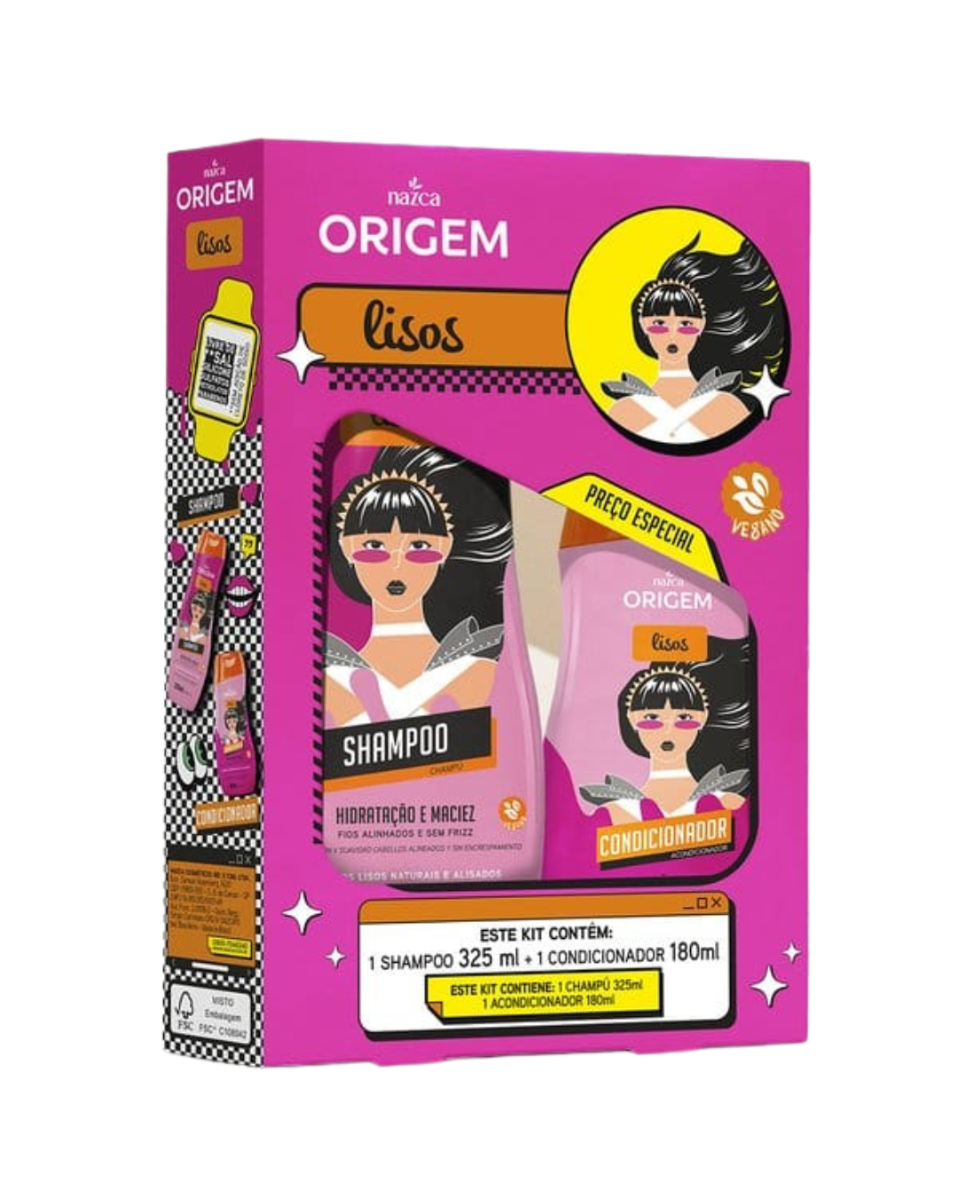 Kit Shampoo + Acondicionador - Origem Lisos