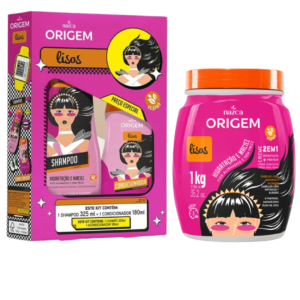 Pack Completo Origem Lisos | Rutina de Hidratación, Alineación y Control del Frizz