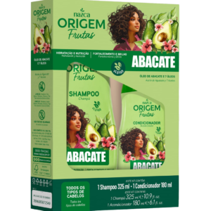 Kit Shampoo + Acondicionador Origem Frutas Aguacate
