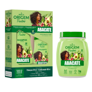 Pack Completo Origem Frutas Aguacate | Rutina de Nutrición, Hidratación y Control del Frizz