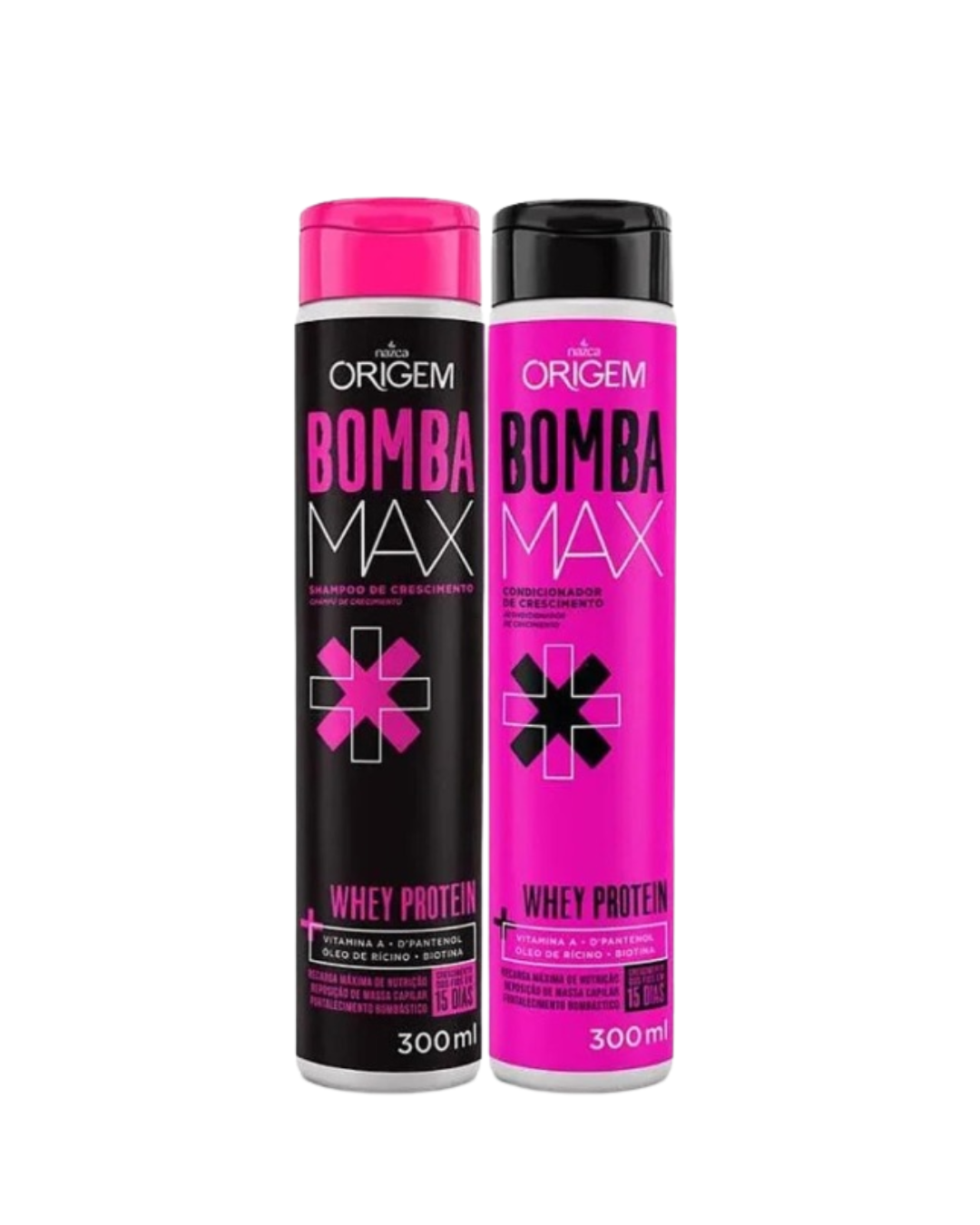KIT NAZCA ORIGEM BOMBA MAX (SHAMPOO + CONDICIONADOR) 300ML
